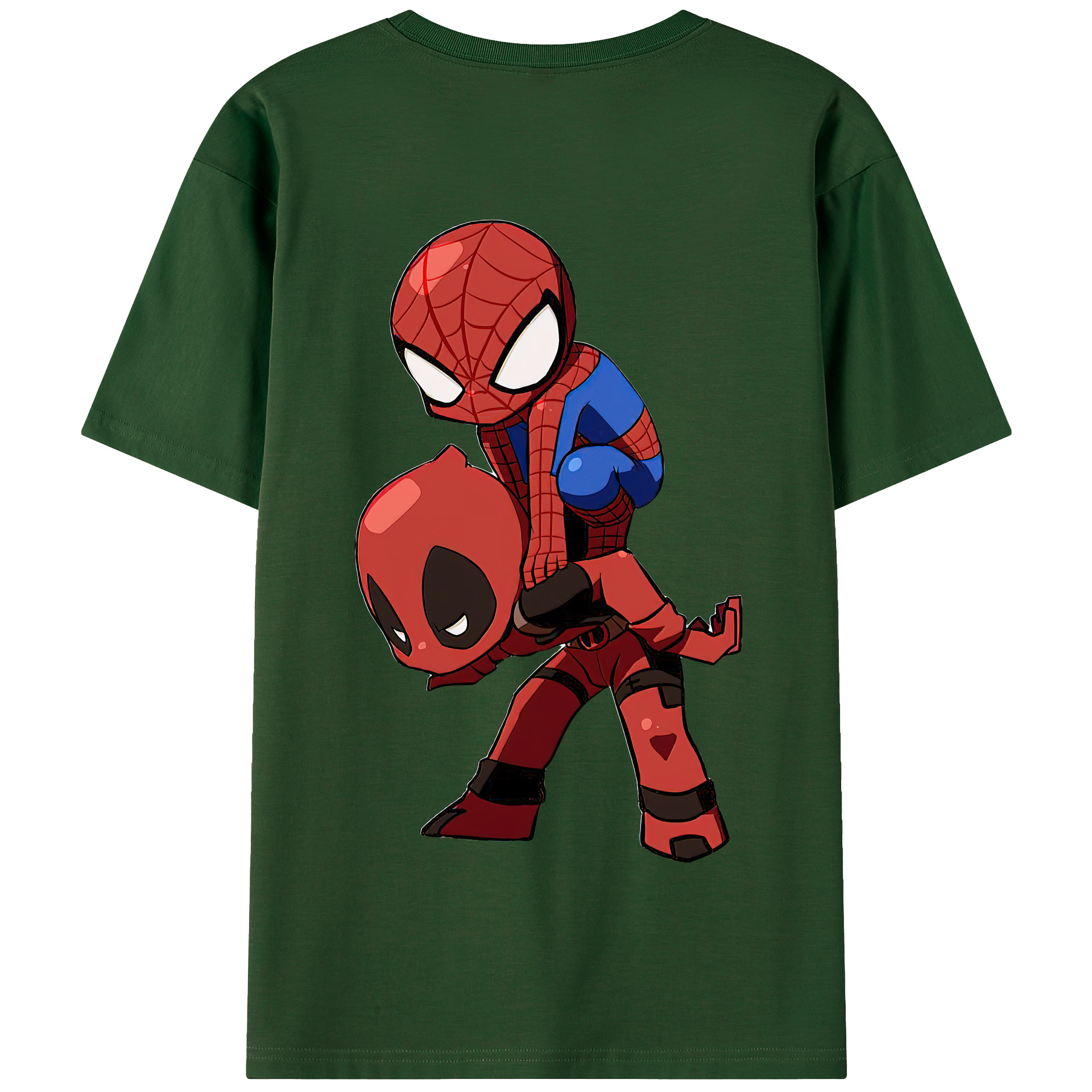 （画像用） Deadpool デッドプール 綿100％半袖Tシャツ（背面プリント）